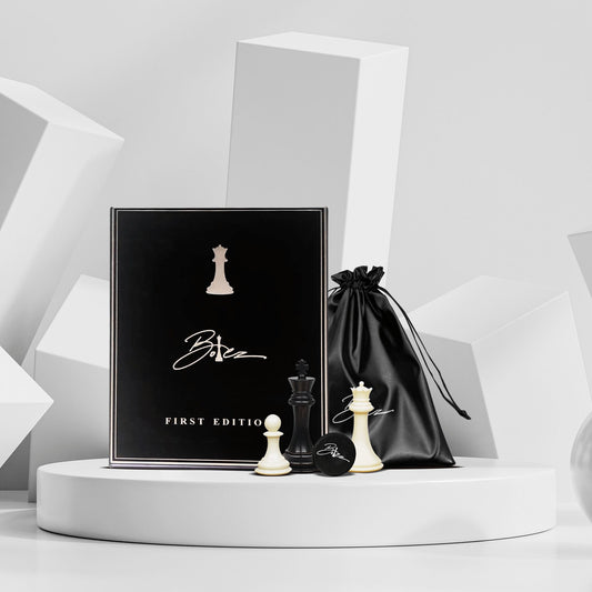 Black and White Chess Pieces